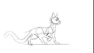 Cat walk cycle wip