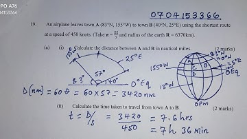 KCSE MATHS PAPER 2: LONGITUDES AND LATITUDES.