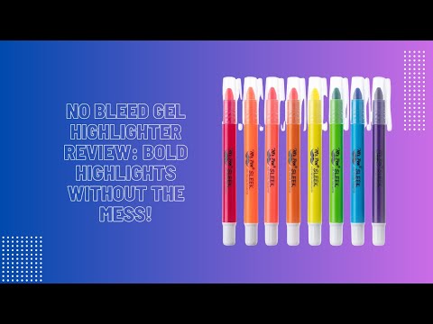 12 Colors Gel Highlighters Gel Highlighter Markers Study Kit, Good For  Highlight