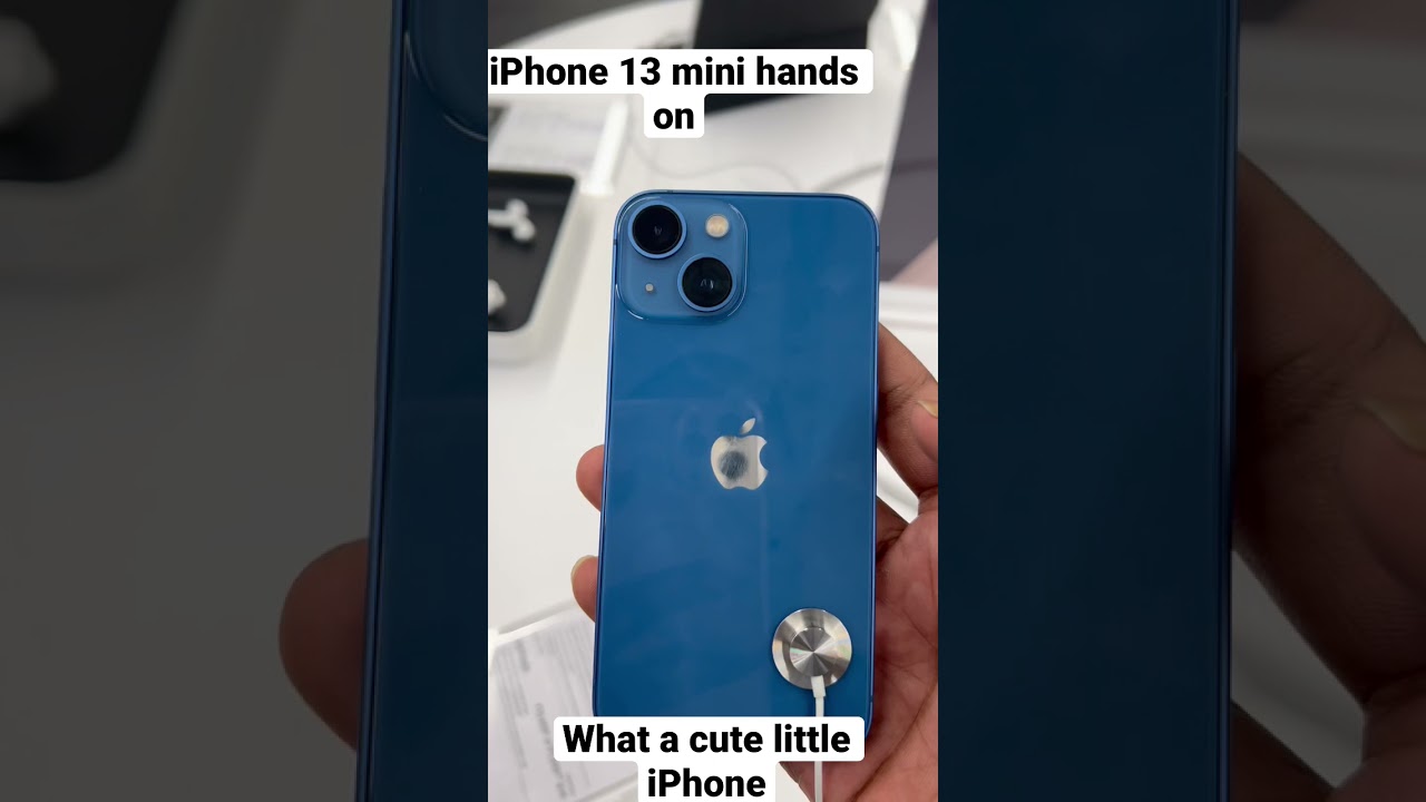 Iphone 13 Mini Blue Hands On Apple Youtube