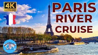 Paris River Seine Cruise Tour 4K 60fps - A Once in a Lifetime Experience