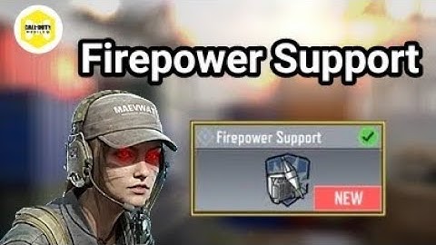 Firepower Support New Perk in codm - Call Of Duty Mobile - Wolfbravoh