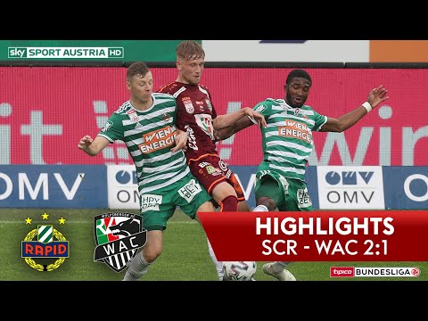Rapid Wien AC Wolfsberger Goals And Highlights