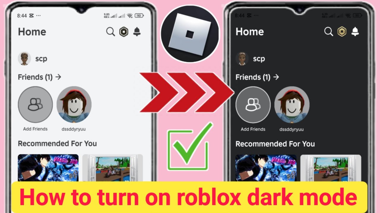 How To Enable Dark Mode On Roblox Mobile 2024 How To Turn On Dark 