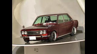 プラモ屋店長が組んでみたレビュー ハセガワ 1/24 ブルーバード 1600SSS
