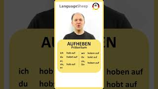 Konjugation und Aussprache von AUFHEBEN alle Zeiten - Conjugation &amp; pronunciation in German