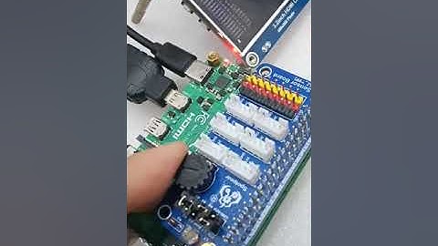 Spotpear Raspberry Pi ADS1115 High-precision AD Sensor Board A0 channel demo video