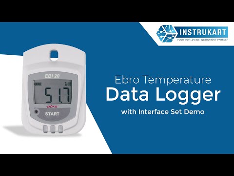 Ebro Temperature Data Logger with Interface Set Demo