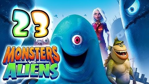 Monsters VS Aliens Walkthrough Part 23 (PS3, X360, Wii, PS2) ~ Missing Link Level 23