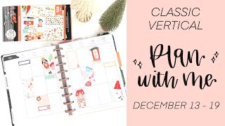 Plan with Me // Classic Happy Planner December 13 - 19