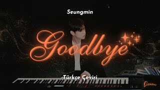 Seungmin - Goodbye Türkçe Çeviri + Lyrics