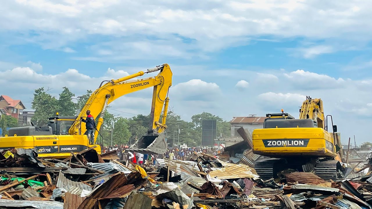 Kinshasa : maisons détruites à Pakadjuma pour libérer la voie ferrée de l’ONATRA