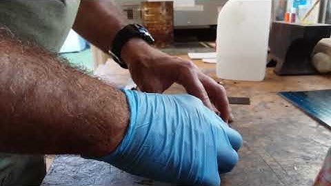 Making a knife 3. Prepping handle scales and attaching liners.