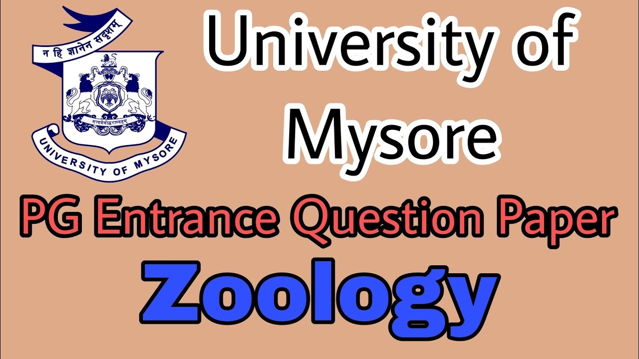 zoology-pg-entrance-previous-year-q-paper-mysore-university