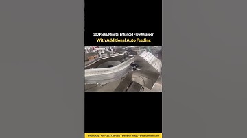 300 Packs/Minute: Enhanced Flow Wrapper With Additional Auto Feeding