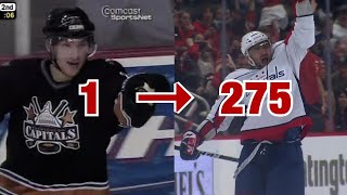Alex Ovechkin's NHL Record-Breaking 275 Power Play Goals