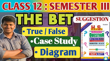 The Bet MCQ suggestion for HSC 2025-2026 || Last Part || class 12 The Bet MCQ suggestion 2026