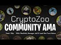 CryptoZoo Community AMA - Hosted by Skip, W/Manager Jeff, and Lead Dev from Vatom!!