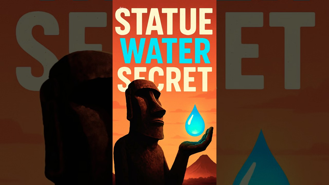 “The Moai’s Hidden Task: Easter Island’s Giant Water Guardians!”