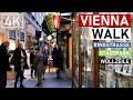 Walking in Vienna, City Ambience: Ringstraße, Stadtpark, Wollzeile (City Sounds) - 4K