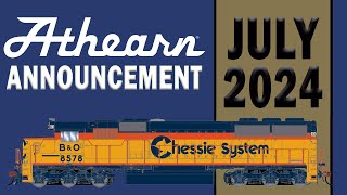Athearn July 2024 Announcement:  Athearn Genesis EMD SD50 Diesel Locomotive