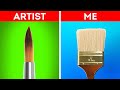 Simple Painting Techniques to Become an Artist || Fun Ways to Create Colorful Paintings!