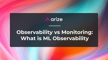 ML Observability v. ML Monitoring: What
