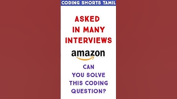 Programming question #tamil #python #shorts #shortsfeed #viral #programming #coding #zoho #interview