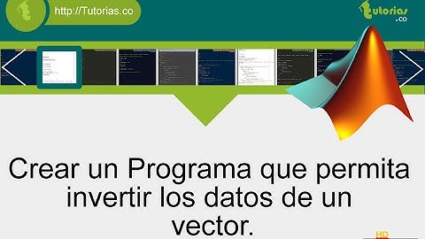 arrays – matLab (invertir un vector)