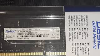 Відеоогляд із MOYO - Пам`ять ноутбука Netac DDR4 16GB 2666 (NTBSD4N26SP-16)