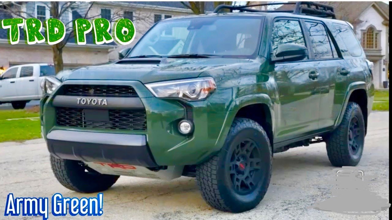 2020 Toyota 4Runner TRD Pro in Army Green Review