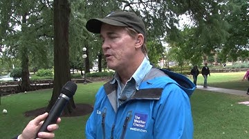 OStateTV interviews Weather Channel meteorologist Mike Seidel