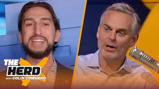 Nick Wright talks Curry's historic night, Westbrook trade rumors, CFB transfer portal | THE HERD