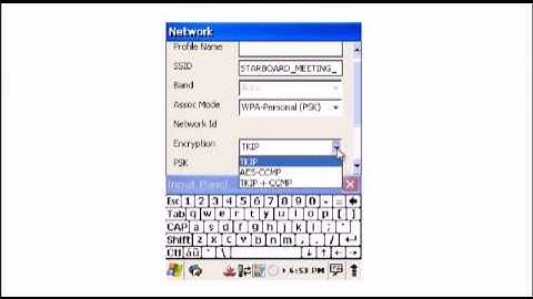 Wifi Connection WLAN SWC Honeywell 6500