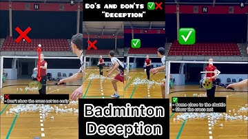 Badminton Deception “Top players use this deception”