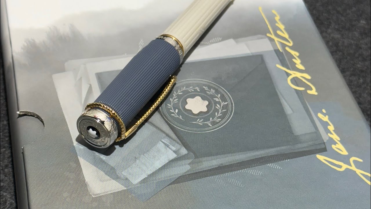 Montblanc Writers Edition Jane Austen Fountain Pen Unboxing - YouTube