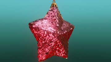 Making Sequins Geometry Node Christmas Ornament in Blender 3.0