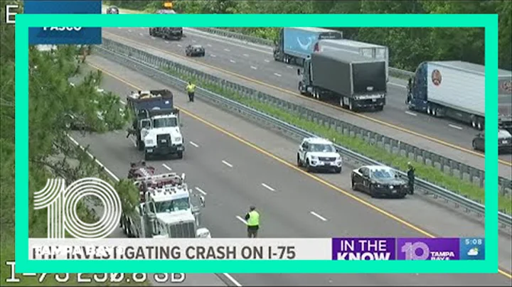 Crash shuts down I-75 SB in Pasco County