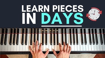 The Fastest Method to Learn Piano Pieces