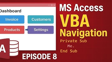 How To Create Invoice / Billing System In Ms Access | VBA - Parts 8