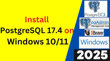 Install & Configure PostgreSQL 17.4 on Windows 11/10 Like a PRO! Connect from pgAdmin EASY | 2025