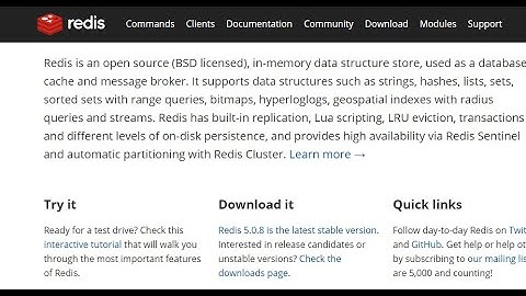 Installing Redis in memory data structure store