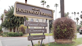 Hollywood Forever Cemetery  Famous Celebrity Grave Tour / Movie Star History & MUCH MORE