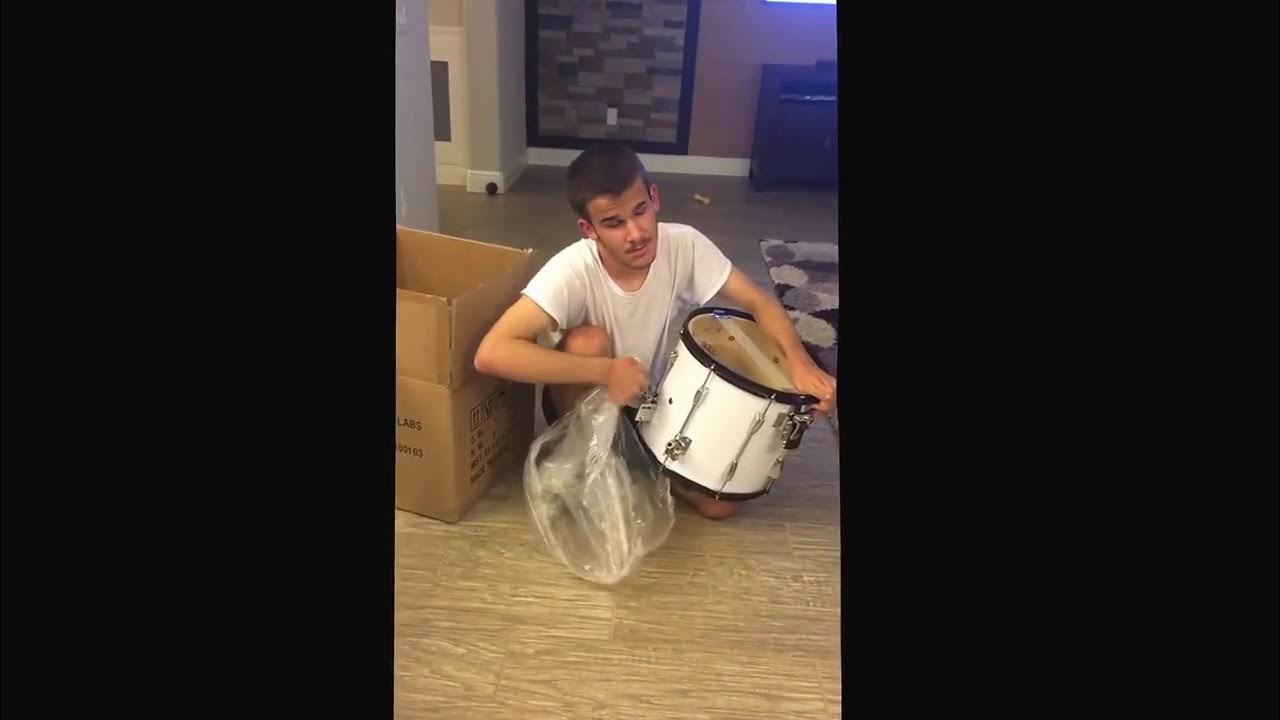 Unboxing and playing my new sound percussion lab marching snare drum YouTube