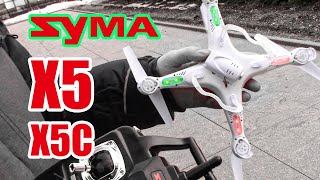 Квадрокоптер с камерой syma X5C обзор, тест, пример видео