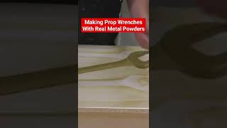 Milo shows how to make prop wrenches with real metal powder! #propmaking #smoothon #moldmaking #diy
