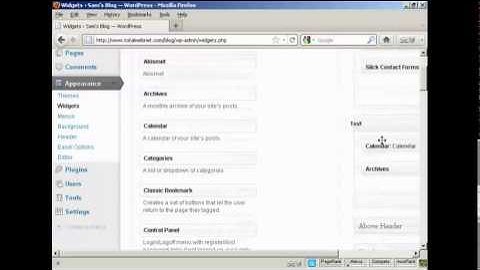 Learn - How to Insert an Aweber Form In The Sidebar