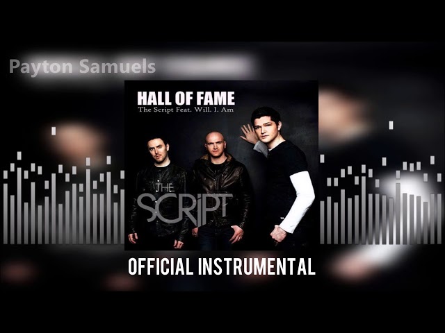 The Script ft. Will.I.Am - Hall Of Fame (Official Instrumental) class=