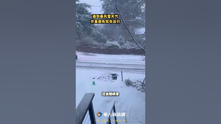 美國冬季暴風雪 #華人 #暴風雪##天氣 - 天天要聞