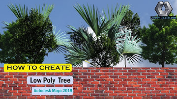 How to Create Low poly Tree in 2 minute || Basic Tutorial Low poly Modeling Maya 2018